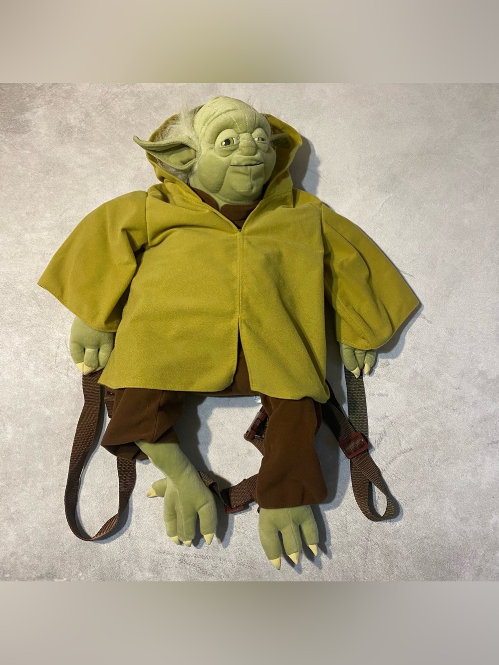 Disney Parks Star Wars Yoda Jedi Master Backpack Buddies Bag Plush 24” Lucasfilm